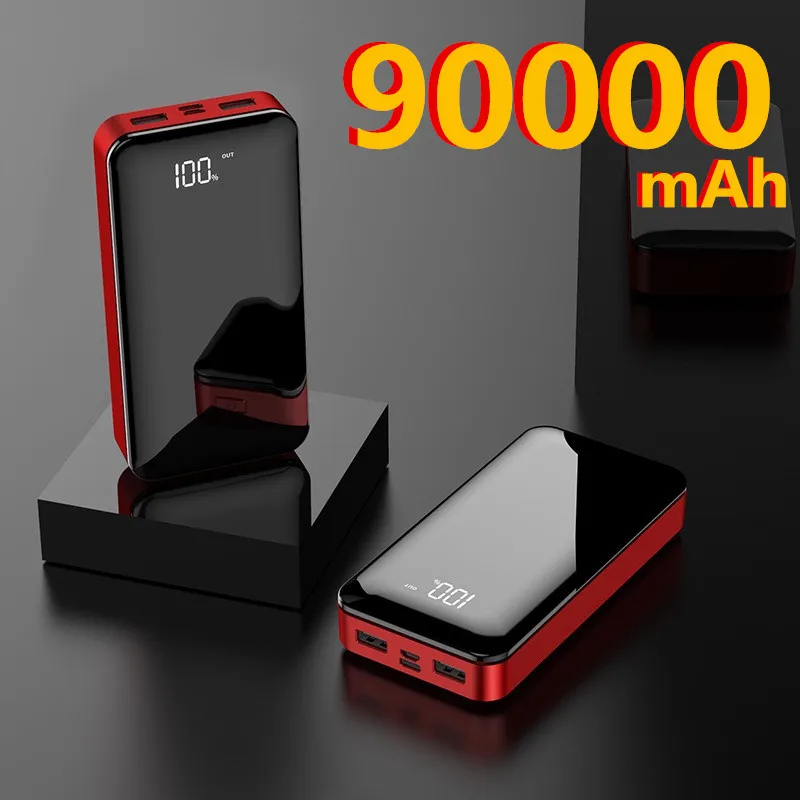 Phone Power Bank 90000mAh USB Type C 50000mAh Powerbank External Battery Charger Poverbank For iPhone 11 For Xiaomi
Phone Power Bank 90000mAh USB Type C 50000mAh Powerbank External Battery Charger Poverbank For iPhone 11 For Xiaomi