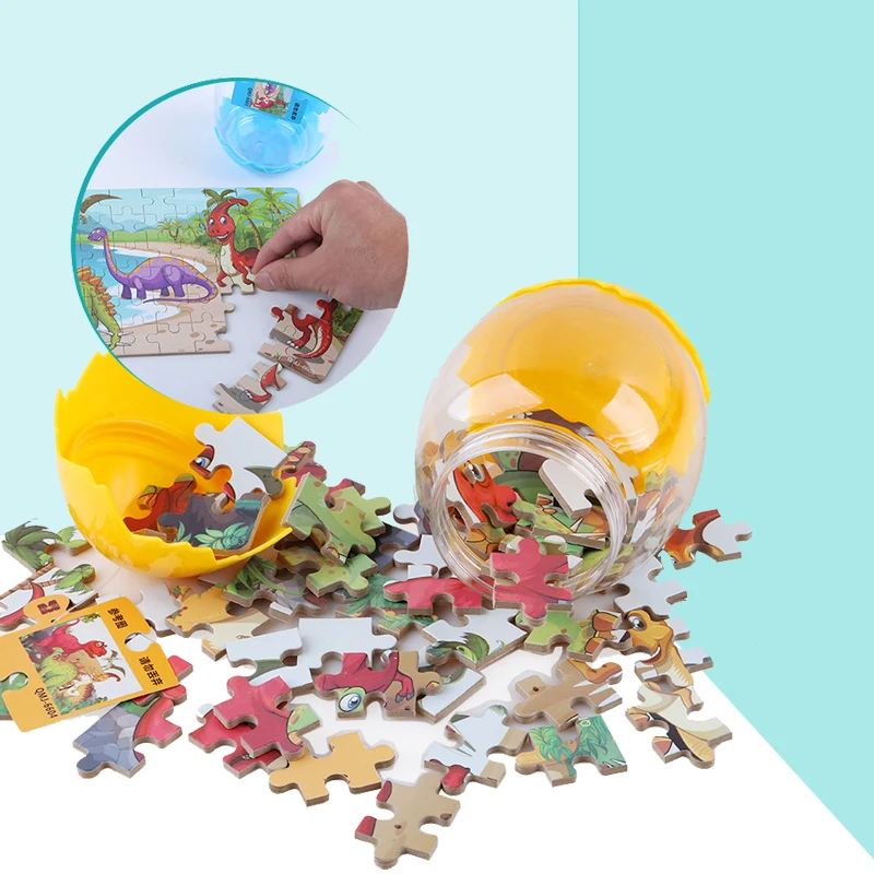 Wooden Puzzles Dinosaur Toys Big Dinosaur Egg Packaging Puzzle Jigsaw Board Animal 3D Puzzle Educational Toys
Wooden Puzzles Dinosaur Toys Big Dinosaur Egg Packaging Puzzle Jigsaw Board Animal 3D Puzzle Educational Toys