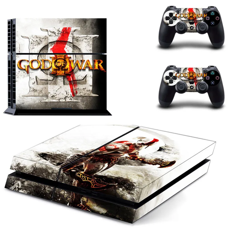 Стикеры God of War PS4 Play Station 4 виниловые наклейки для Sony PlayStation консоли и