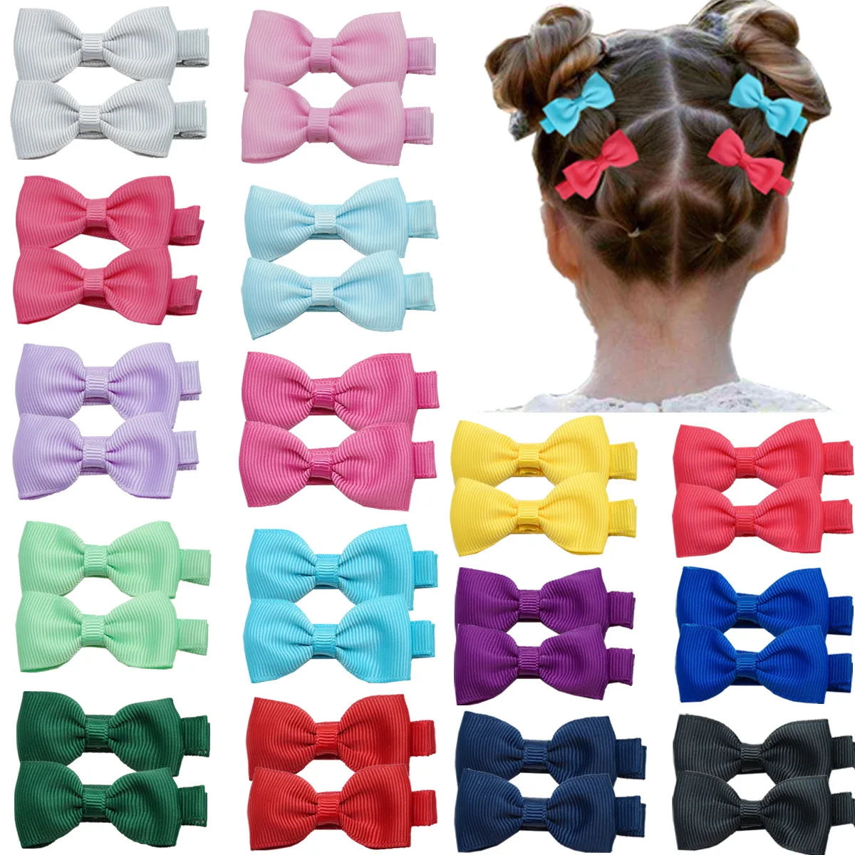 10PCS Bow Hair Clips for Girls, 2 Inch Girls Hair Bows Kawai Bow Clip, Ribbon Hair Barrettes for Girls Hair Accessories
10PCS Bow Hair Clips for Girls, 2 Inch Girls Hair Bows Kawai Bow Clip, Ribbon Hair Barrettes for Girls Hair Accessories
