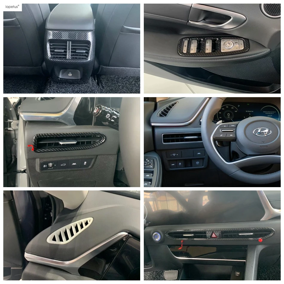 Lapetus Armrest Window Lift Button / Anti Kick Panel Air Conditioning Outlet Vent Cover Trim For Hyundai Sonata 10th 2020 - 2022
Lapetus Armrest Window Lift Button / Anti Kick Panel Air Conditioning Outlet Vent Cover Trim For Hyundai Sonata 10th 2020 - 2022