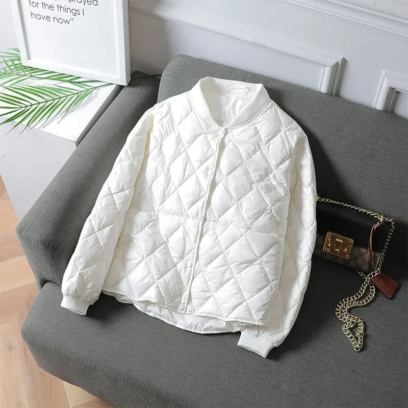 Fahion Ultra Light Down Cotton Parkas Solid Stand Collar Autumn Winter Jacket Warm Casual Outwear Women Long Sleeve Basic Coat
Fahion Ultra Light Down Cotton Parkas Solid Stand Collar Autumn Winter Jacket Warm Casual Outwear Women Long Sleeve Basic Coat