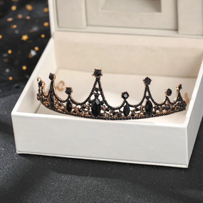 Bridal Crown Headwear Rhinestones Inlaid Retro Headdress Luxury Crown Wedding Birthday Hair Accessories For Female Hair Clips
Bridal Crown Headwear Rhinestones Inlaid Retro Headdress Luxury Crown Wedding Birthday Hair Accessories For Female Hair Clips