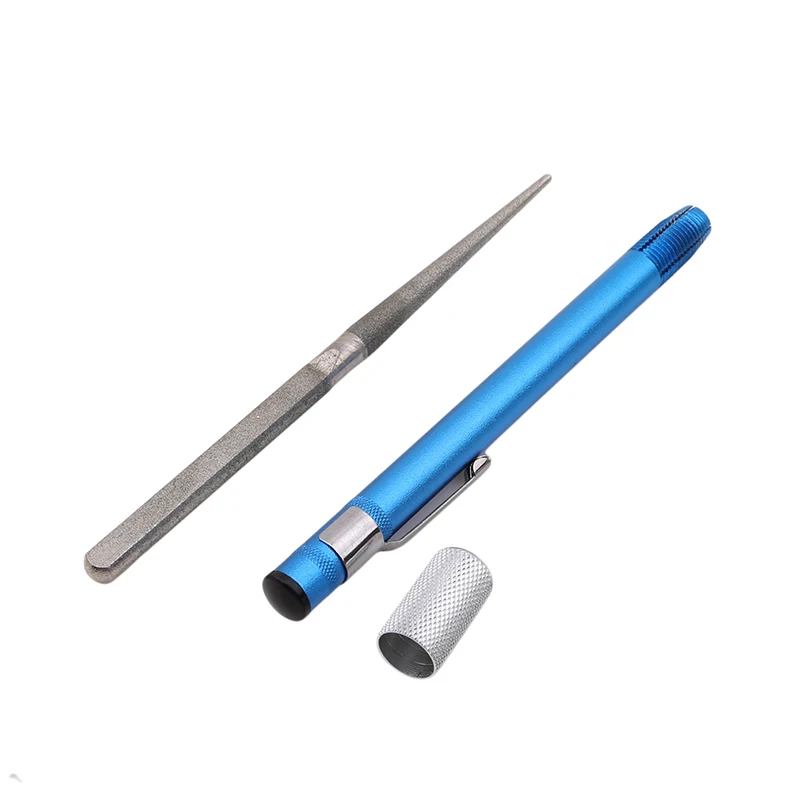 Hot Outdoor Tool Diamond Pen shaped Cutter Sharpener Practical Fishing Hook Sharpener Pen Sharpener Tool
Hot Outdoor Tool Diamond Pen shaped Cutter Sharpener Practical Fishing Hook Sharpener Pen Sharpener Tool