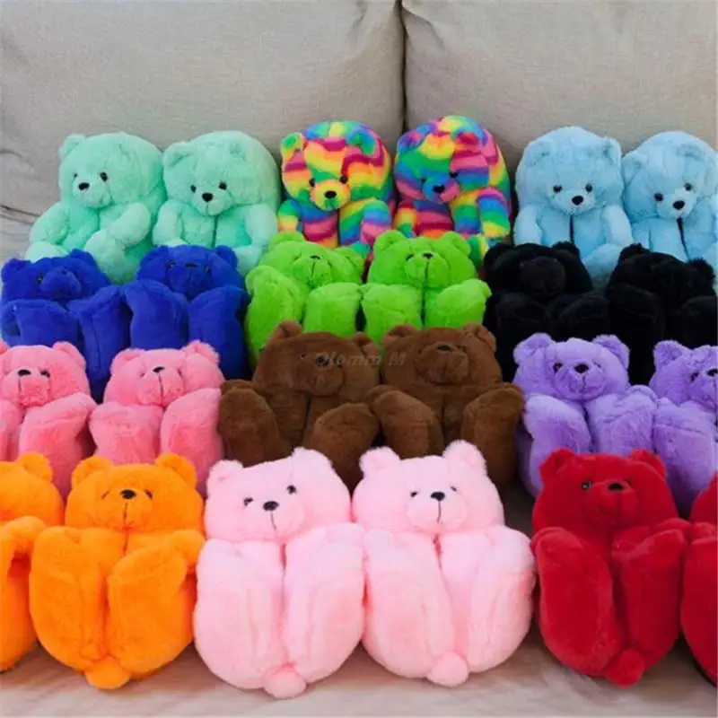 2022 Wholesale Women's Teddy Bear Plush Slippers Cute Cartoon Cotton Slides Female Designer Flip Flops Ladies/Male Sneakers
2022 Wholesale Women's Teddy Bear Plush Slippers Cute Cartoon Cotton Slides Female Designer Flip Flops Ladies/Male Sneakers