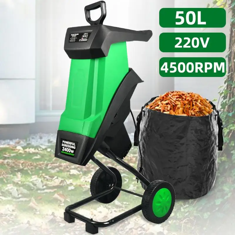 220V 2400W/высокая Мощность с высокой пропускной способностью садовые измельчители из дерева/филиал/листьев сад Электрический измельчитель с 10...
220V 2400W/высокая Мощность с высокой пропускной способностью садовые измельчители из дерева/филиал/листьев сад Электрический измельчитель с 10...