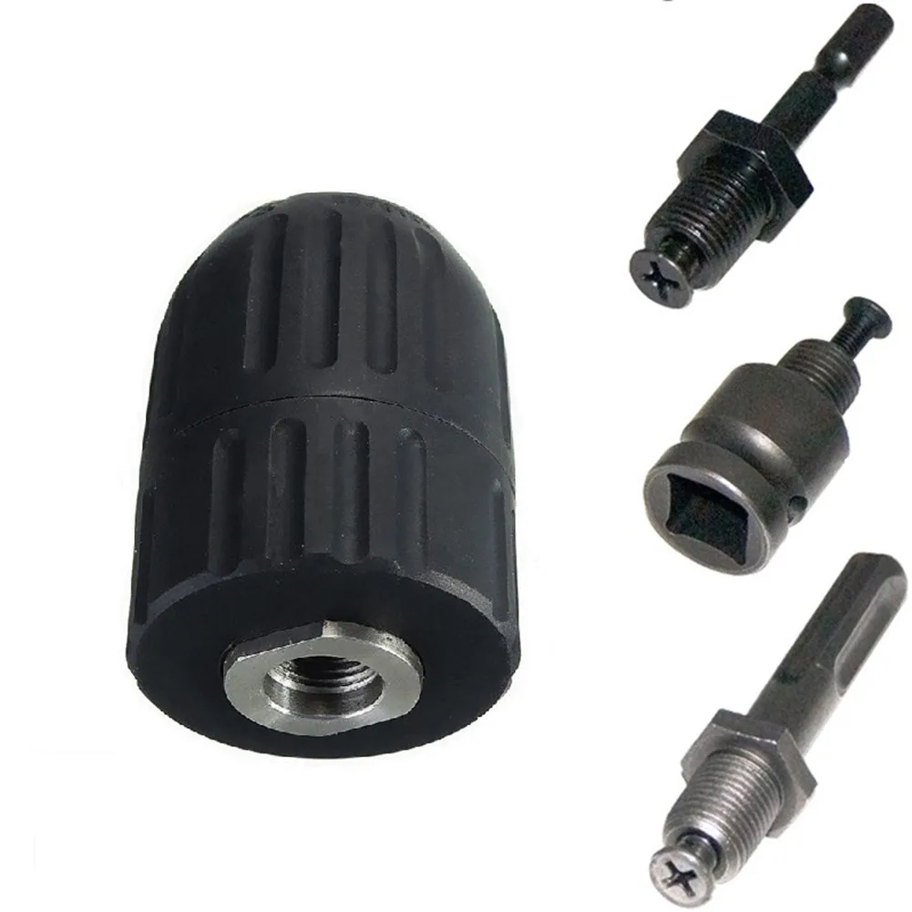Carbon Steel 0.8-10mm Keyless Drill Chuck With SDS Drill Adaptor Tool 10mm Hex Shank Drill Power Accessories Set
Carbon Steel 0.8-10mm Keyless Drill Chuck With SDS Drill Adaptor Tool 10mm Hex Shank Drill Power Accessories Set