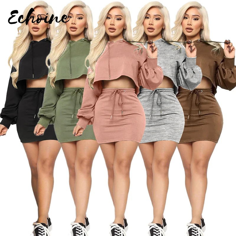 Winter Autumn Women Set Full Sleeve Tracksuit Hooded Crop Tops+Skirts Suit Two Piece Set Night Club Party Sportswear Fitness
Winter Autumn Women Set Full Sleeve Tracksuit Hooded Crop Tops+Skirts Suit Two Piece Set Night Club Party Sportswear Fitness