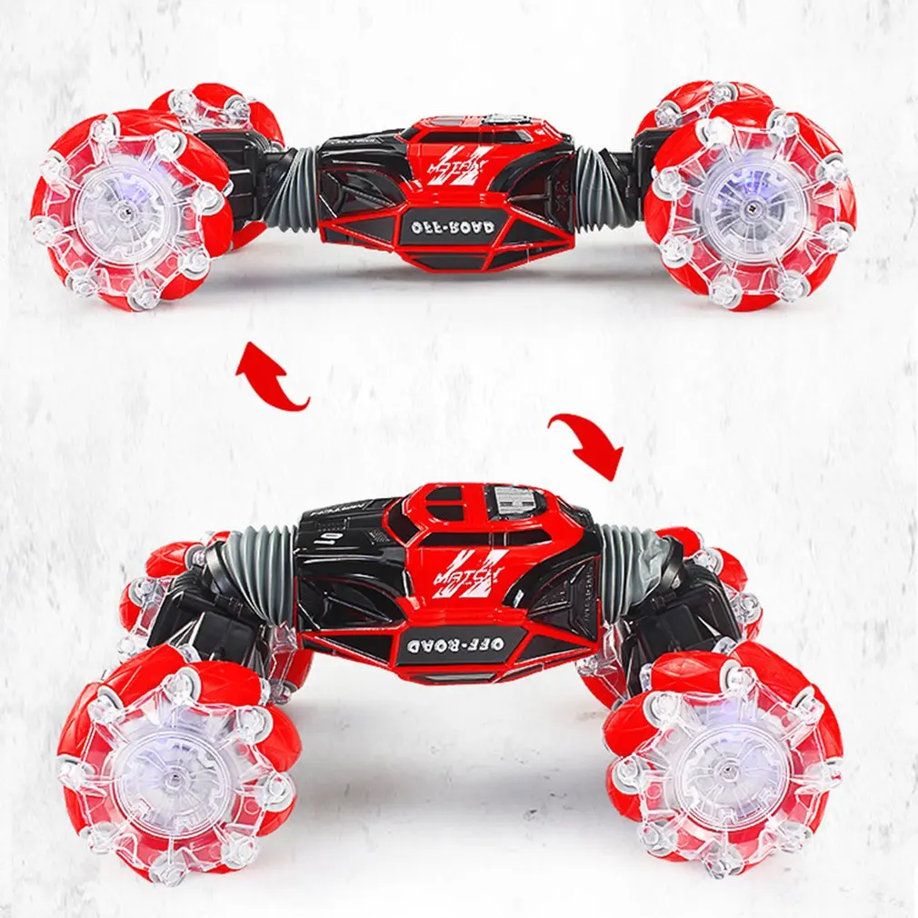 Remote Control Stunt Car Gesture Sensor Control RC Car Double Side Distortion Car Drifting Traversing Dance Toy for Kids
Remote Control Stunt Car Gesture Sensor Control RC Car Double Side Distortion Car Drifting Traversing Dance Toy for Kids