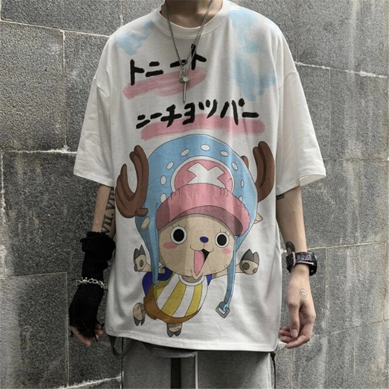 One Piece T-shirt Men Streetwear Casual Loose Cartoon Roronoa Zoro T shirt Male Harajuku Hip Hop Top Tees Short Sleeve Clothes
One Piece T-shirt Men Streetwear Casual Loose Cartoon Roronoa Zoro T shirt Male Harajuku Hip Hop Top Tees Short Sleeve Clothes