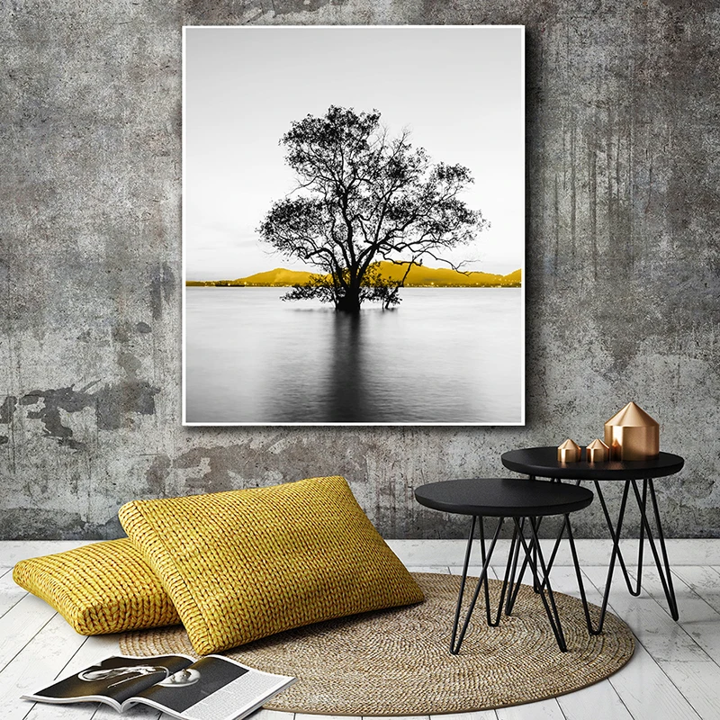 Wall art modern Sea landscape canvas print poster Tree Boat wall picture Spray Painting for living room wall art canvas poster N
Wall art modern Sea landscape canvas print poster Tree Boat wall picture Spray Painting for living room wall art canvas poster N