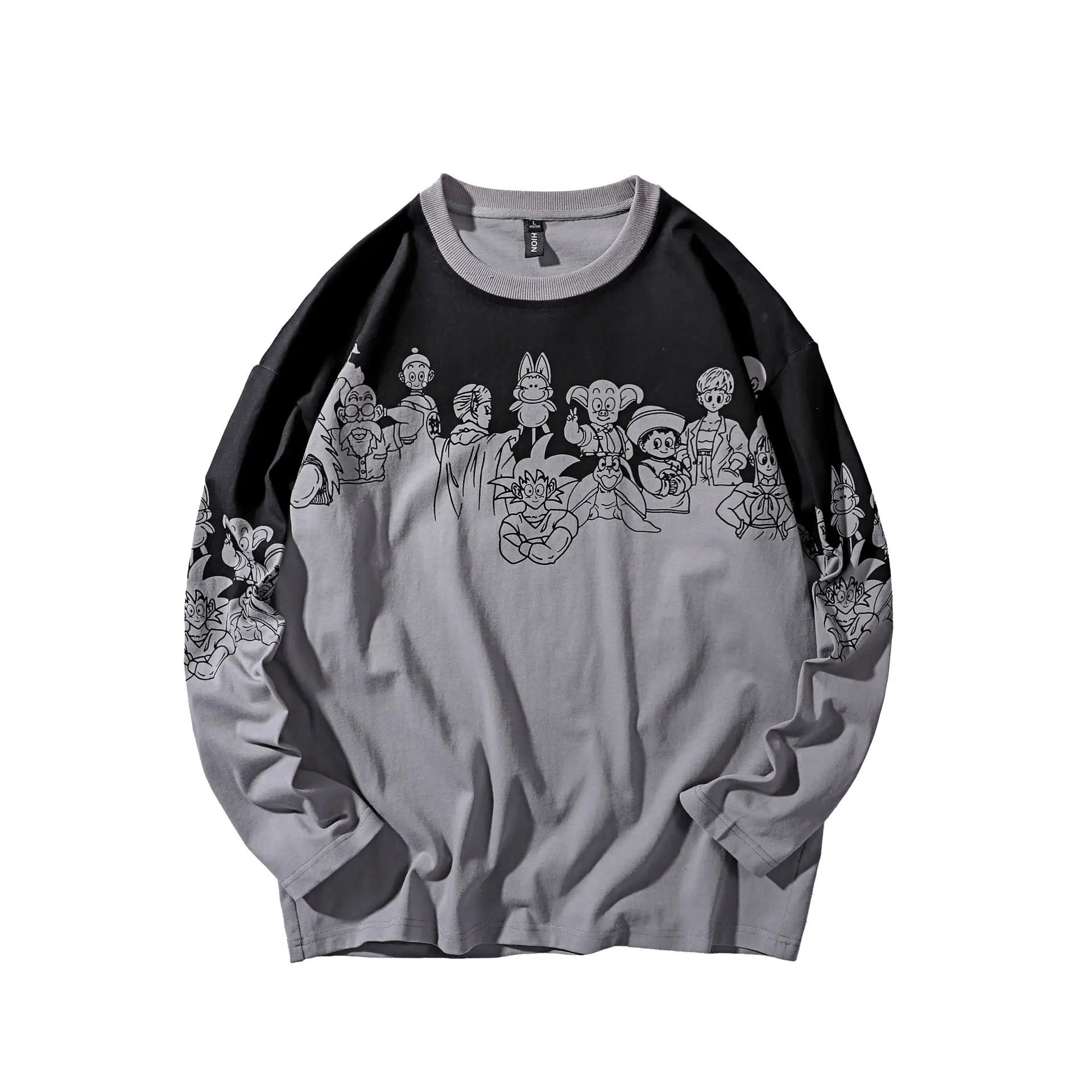 2021 spring new round neck long sleeve sweater men's anime print loose couple's top
2021 spring new round neck long sleeve sweater men's anime print loose couple's top