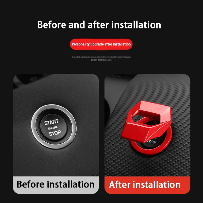 One-button start button with carbon fiber decoration metal sticker protective cover interior modification start decoration ring
One-button start button with carbon fiber decoration metal sticker protective cover interior modification start decoration ring