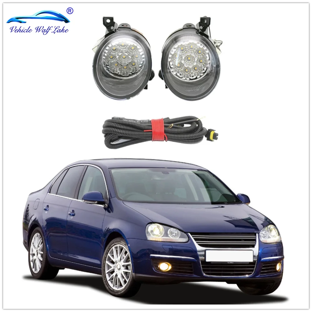 Фото Светодиодный светильник для автомобиля 2 шт. VW Jetta 5 A5 MK5 2006 2007 2008 2009 2010 2011 Стайлинг