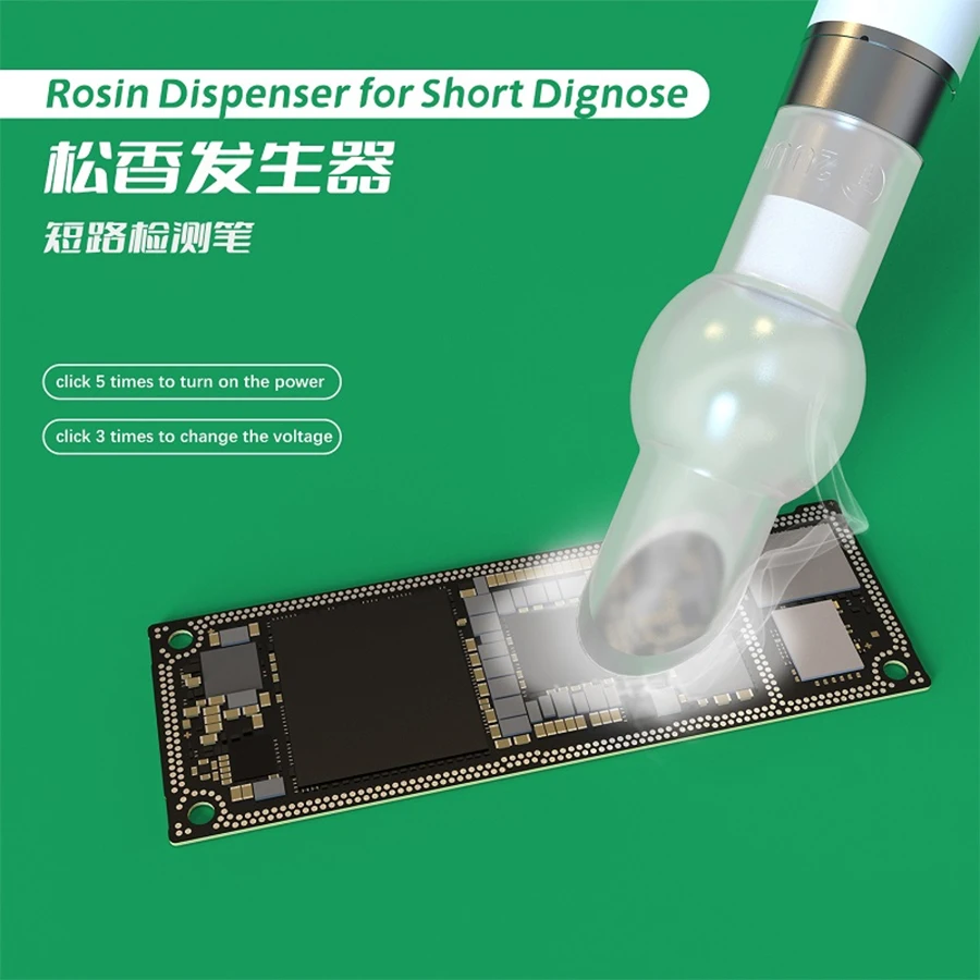 2UUL Rosin Dispenser Rechargable No Soldering Need Iron for Mobile Phone Mainboard Repair Rosin Pen Short Circuit Detection Tool
2UUL Rosin Dispenser Rechargable No Soldering Need Iron for Mobile Phone Mainboard Repair Rosin Pen Short Circuit Detection Tool