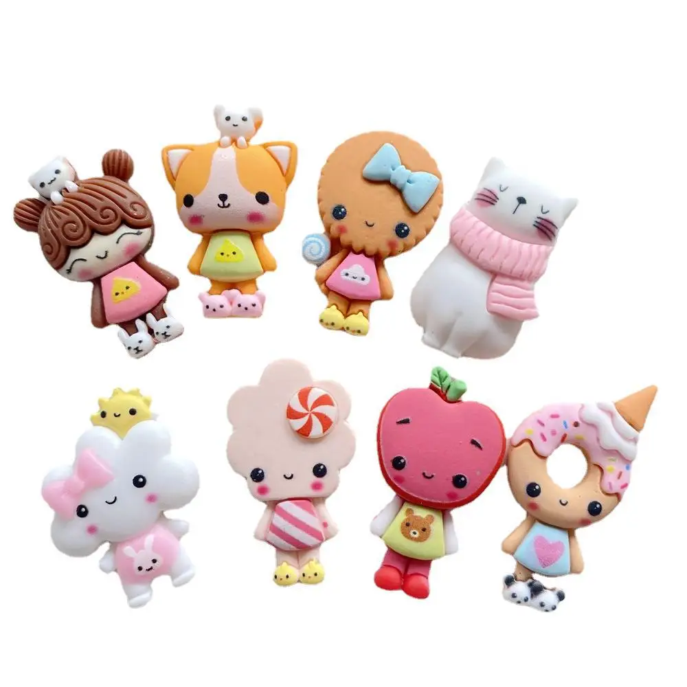 20Pcs Kawaii Cat Fake Food Flat back Resin Cabochons Embellishments Cookies Characters Hair Accessories DIY Scrapbooking Decor
20Pcs Kawaii Cat Fake Food Flat back Resin Cabochons Embellishments Cookies Characters Hair Accessories DIY Scrapbooking Decor