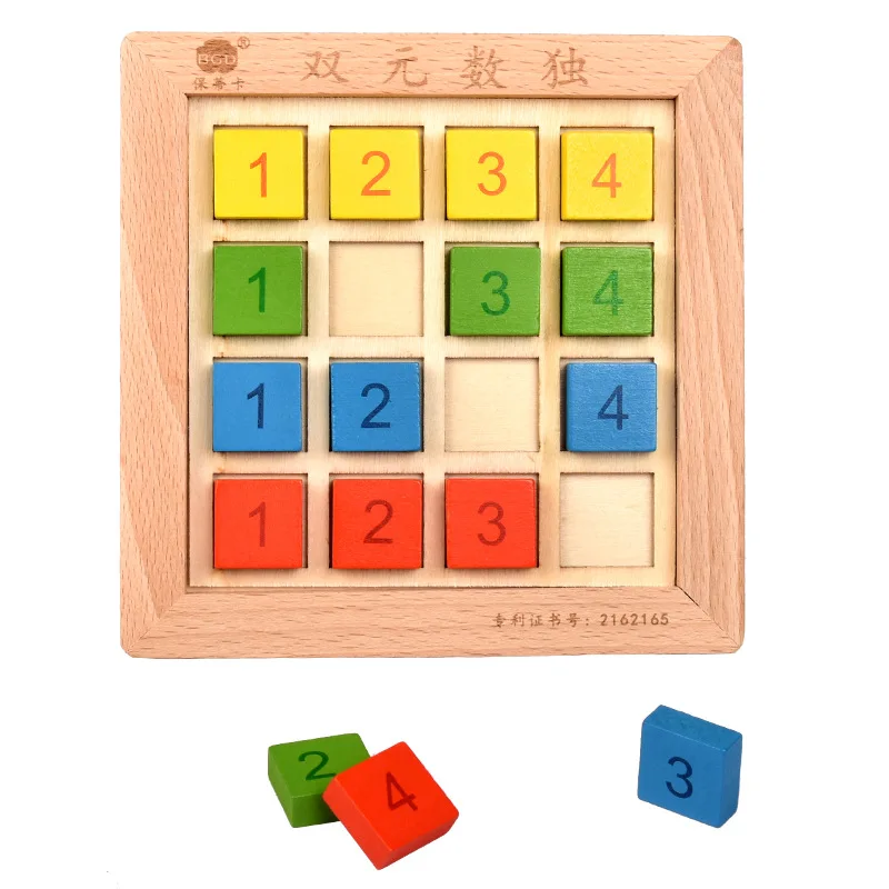 Small Double Sudoku Children's Chess Game Chess Pupils' Board Game Toys Wooden Educational Toys Problem Solving
Small Double Sudoku Children's Chess Game Chess Pupils' Board Game Toys Wooden Educational Toys Problem Solving