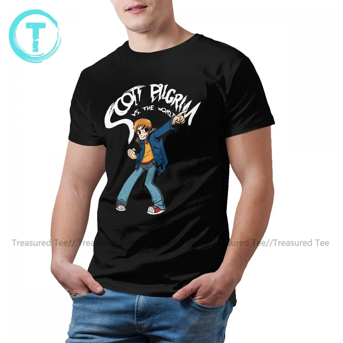 Scott Pilgrim T Shirt Awesome 100 Cotton Basic T-Shirt Short Sleeves Graphic Tee Shirt Big Man
Scott Pilgrim T Shirt Awesome 100 Cotton Basic T-Shirt Short Sleeves Graphic Tee Shirt Big Man