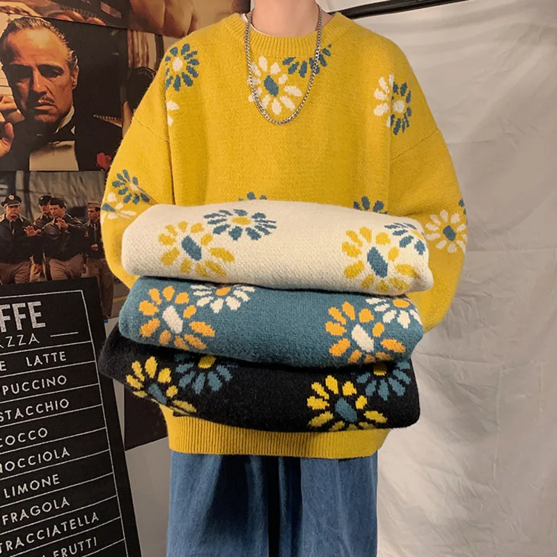 2020 Autumn And Winter New Men Color Knitting Flower Fashion Casual Round Neck Sweater Loose And Simple Coat Size
2020 Autumn And Winter New Men Color Knitting Flower Fashion Casual Round Neck Sweater Loose And Simple Coat Size