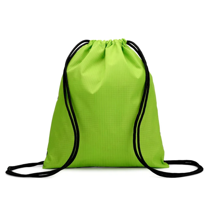 Nylon large capacity lightweight double shoulder drawstring backpack men and women foldable new waterproof travel shopping bag 
Nylon large capacity lightweight double shoulder drawstring backpack men and women foldable new waterproof travel shopping bag