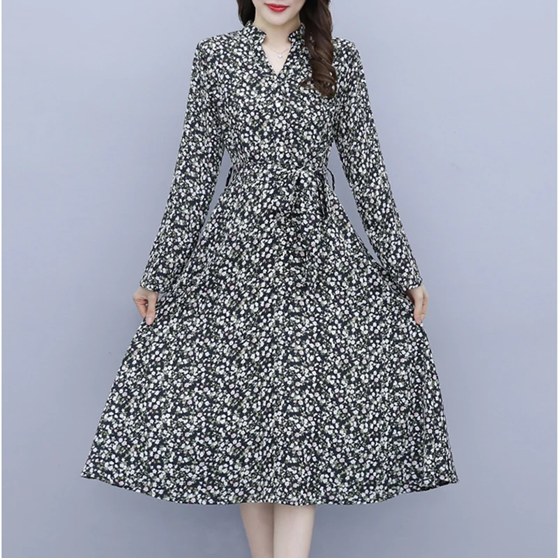 2021 Spring Casual Blue Floral Chiffon Beach Midi Dress Autumn 3XL Plus Size Long Sleeve Dresses Elegant Bodycon Party Vestidos
2021 Spring Casual Blue Floral Chiffon Beach Midi Dress Autumn 3XL Plus Size Long Sleeve Dresses Elegant Bodycon Party Vestidos