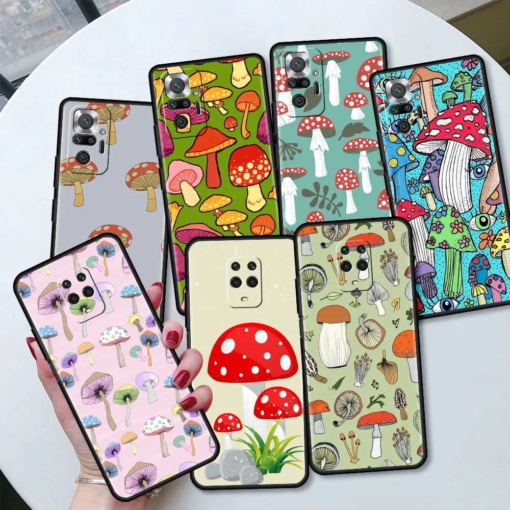 Phone Cover for Xiaomi Redmi Note 9S 9 8 7 8T 10 Pro 9C 9A 7A 6A 8A 6 K40 Tpu Funda Soft Back Case Cute Mushroom 
Phone Cover for Xiaomi Redmi Note 9S 9 8 7 8T 10 Pro 9C 9A 7A 6A 8A 6 K40 Tpu Funda Soft Back Case Cute Mushroom