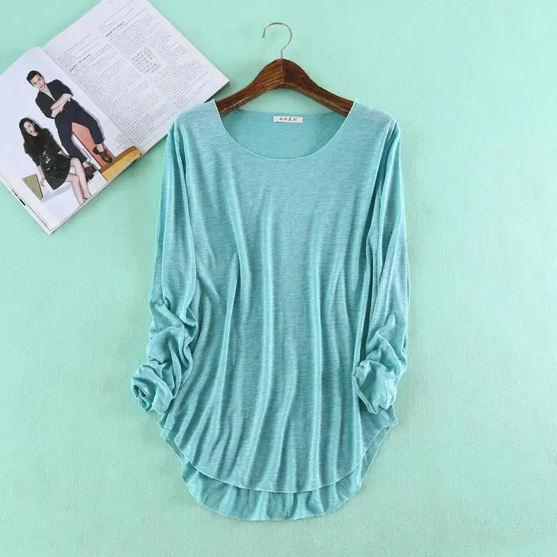 HOT Autumn Fitness New Long Sleeve T Shirt Plus Size Loose Model Women T-shirt Cotton O-neck Slim Fashion Woman Clothes
HOT Autumn Fitness New Long Sleeve T Shirt Plus Size Loose Model Women T-shirt Cotton O-neck Slim Fashion Woman Clothes