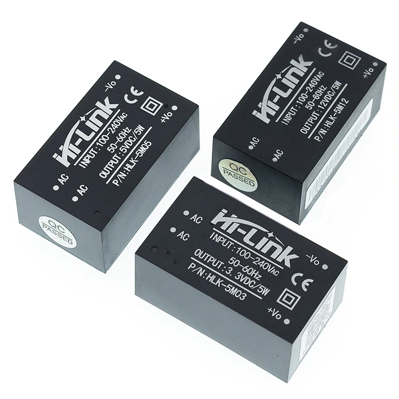 10 шт. HLK 5M03 5M05 5M12 5 Вт AC DC 220 В до 12 В/5V/3 3 V Buck понижающий модуль питания
