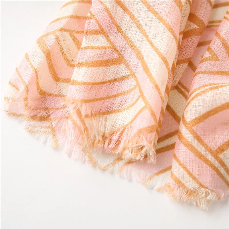 2021 High Quality Women Bandana Geometric Print Pink Women Cotton Scarf Spring New Shawls and Wrap Pashmina Beach Stoles Hijabs
2021 High Quality Women Bandana Geometric Print Pink Women Cotton Scarf Spring New Shawls and Wrap Pashmina Beach Stoles Hijabs