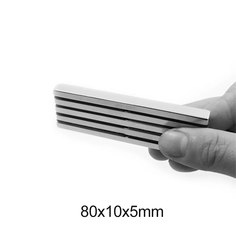 1/2/5/10/15PCS 80x10x5 Big sheet Magnets Strong 80x10x5mm Neodymium Magnet 80mmX10mm Permanent NdFeB Strong Magnets 80*10*5 mm
1/2/5/10/15PCS 80x10x5 Big sheet Magnets Strong 80x10x5mm Neodymium Magnet 80mmX10mm Permanent NdFeB Strong Magnets 80*10*5 mm