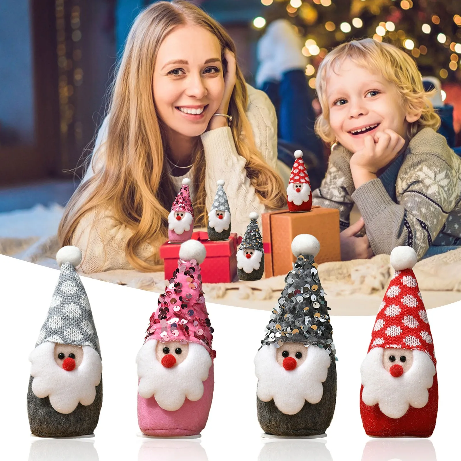 Cute Christmas Pendant Doll Santa Claus Snowman Hang Ornaments DIY Xmas Gift For Kid Happy New Year Toy Home Decoration
Cute Christmas Pendant Doll Santa Claus Snowman Hang Ornaments DIY Xmas Gift For Kid Happy New Year Toy Home Decoration