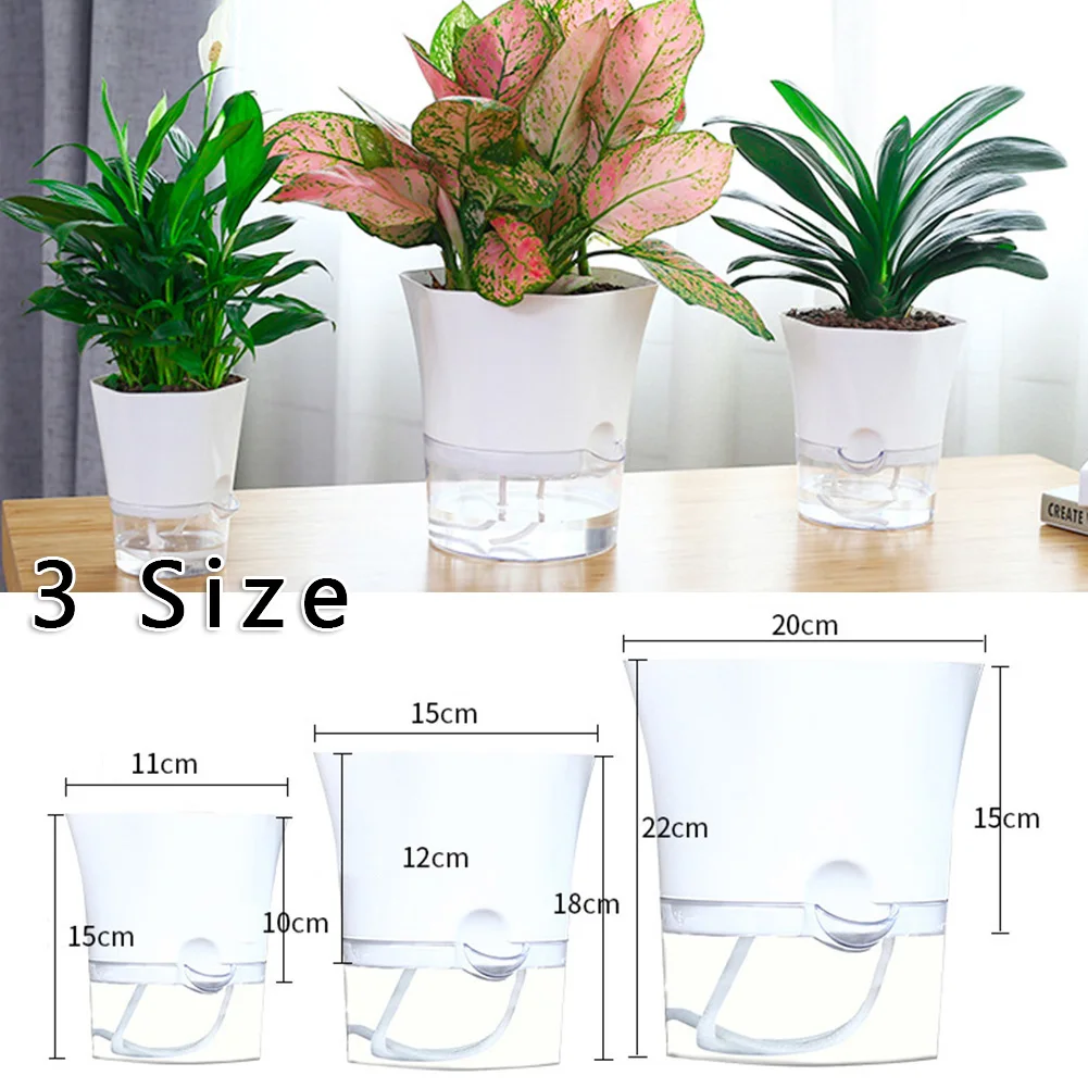 Transparent Self-Watering Plant Flower Pot Plastic Planter Home Garden Decor Hexagonal Lazy Flowerpot SM L
Transparent Self-Watering Plant Flower Pot Plastic Planter Home Garden Decor Hexagonal Lazy Flowerpot SM L