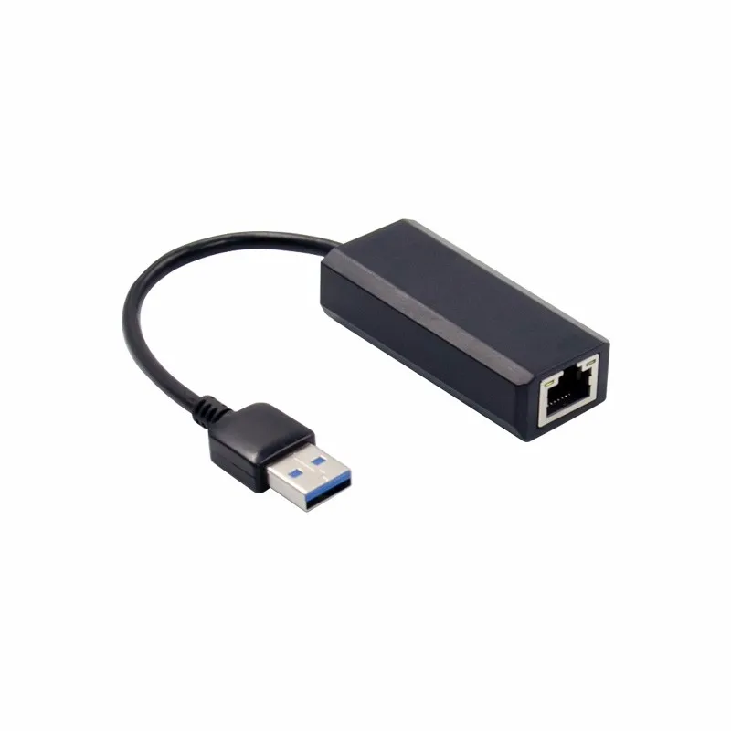 

USB3.0 to Gigabit Ethernet 10/100/1000Mbps Adapter Realtek RTL8153 Plug-and-Play Hot Swap compatible Plastic Shell