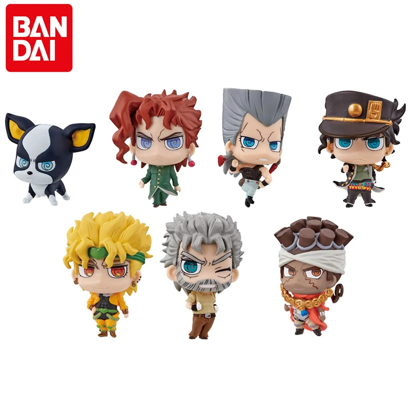 Bandai JoJo's Bizarre Adventure Dio Brando Kujo Jotaro Kakyoin Noriaki Seven suits PVC Gacha Model Toys Children Christmas Gift
Bandai JoJo's Bizarre Adventure Dio Brando Kujo Jotaro Kakyoin Noriaki Seven suits PVC Gacha Model Toys Children Christmas Gift