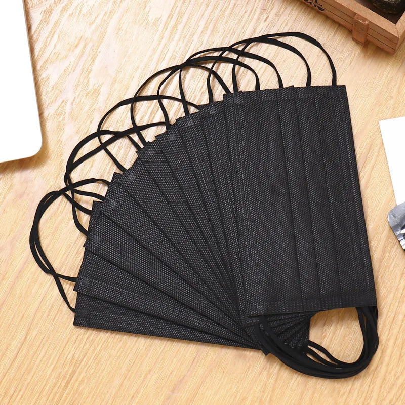 10-200Pcs mascarillas Disposable Face Mask Nonwoven mascarilla 3 Layers Filter Anti Dust Breathable Mask Black Face Mouth Masks
10-200Pcs mascarillas Disposable Face Mask Nonwoven mascarilla 3 Layers Filter Anti Dust Breathable Mask Black Face Mouth Masks