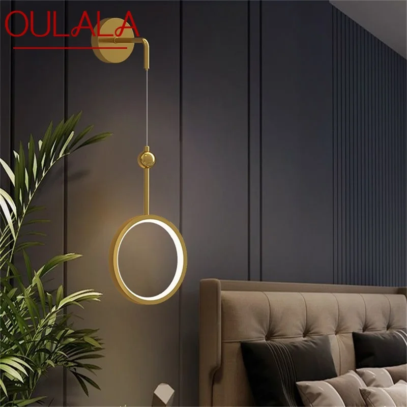 OULALA Copper Wall Lights Sconces Contemporary Simple LED Lamp Indoor Fixture For Home Decoration 
OULALA Copper Wall Lights Sconces Contemporary Simple LED Lamp Indoor Fixture For Home Decoration