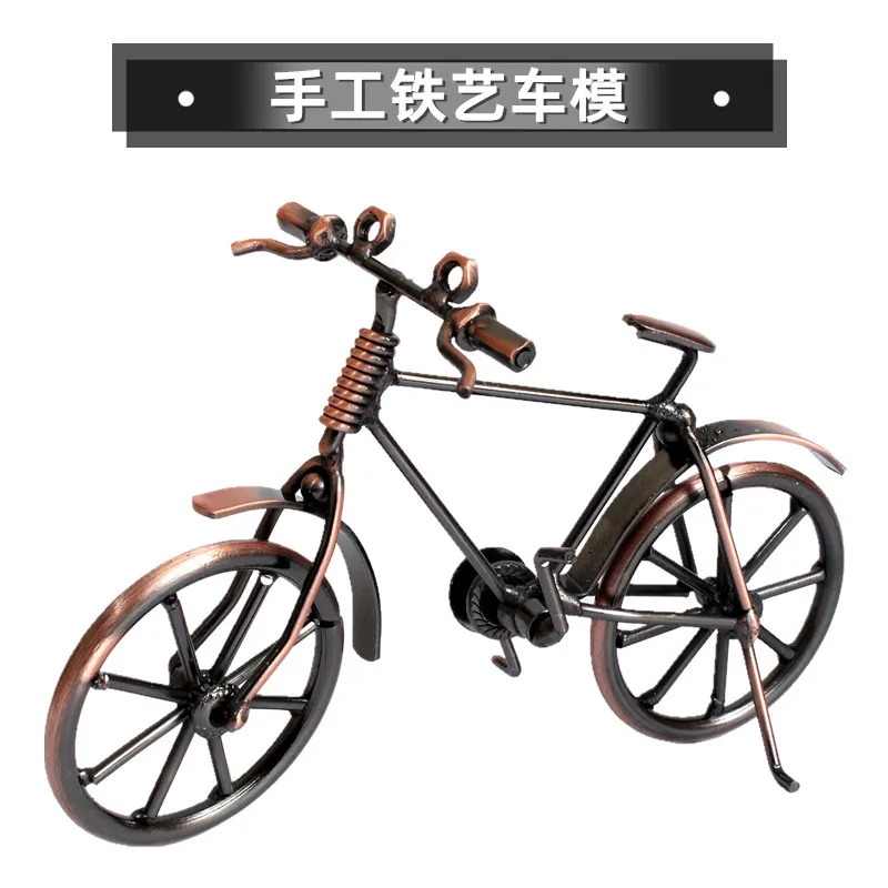 Retro Old Wrought Iron Bicycle Model Ornaments Creative Home Decor Wine Cabinet Office Desktop Display Home Accessories Decor
Retro Old Wrought Iron Bicycle Model Ornaments Creative Home Decor Wine Cabinet Office Desktop Display Home Accessories Decor