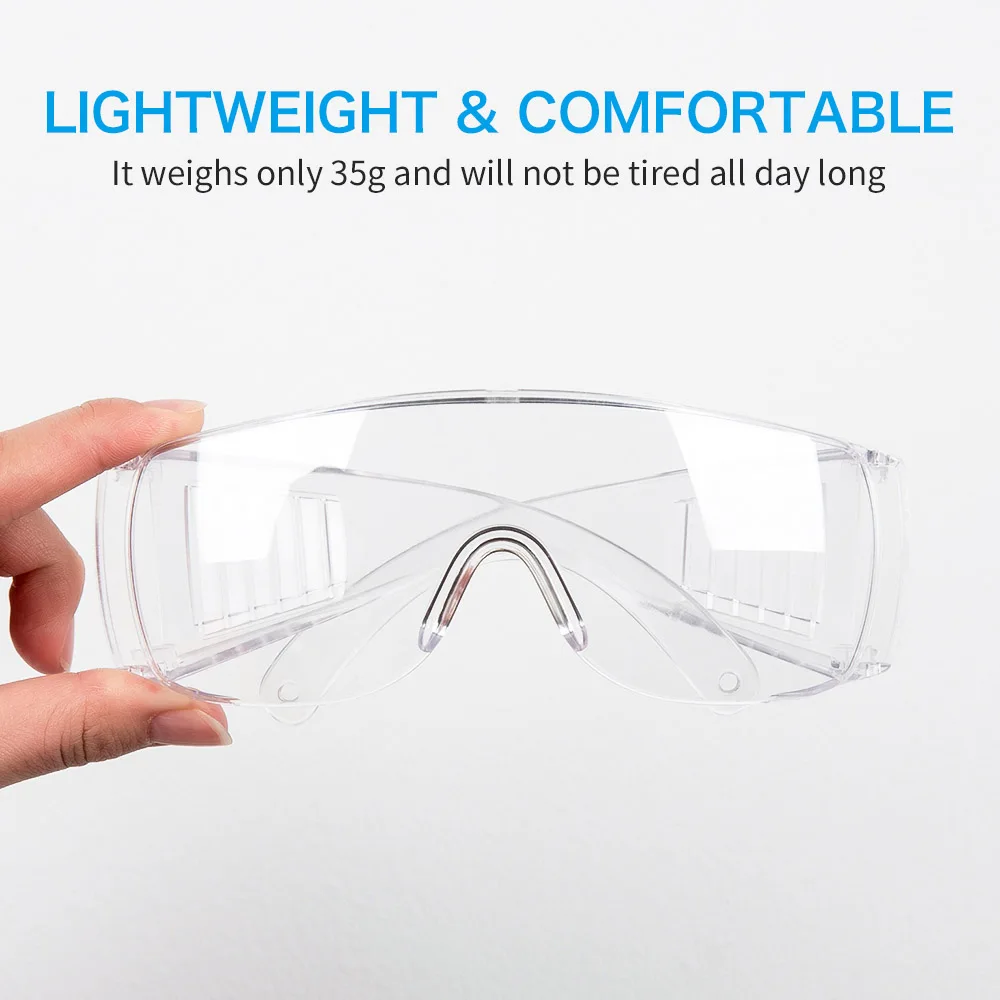 10PCS Safety Glasses Professional Goggles Eyewear Anti Saliva, Dander, Pollen, Dust, with Clear Lens for Eye Protection
10PCS Safety Glasses Professional Goggles Eyewear Anti Saliva, Dander, Pollen, Dust, with Clear Lens for Eye Protection