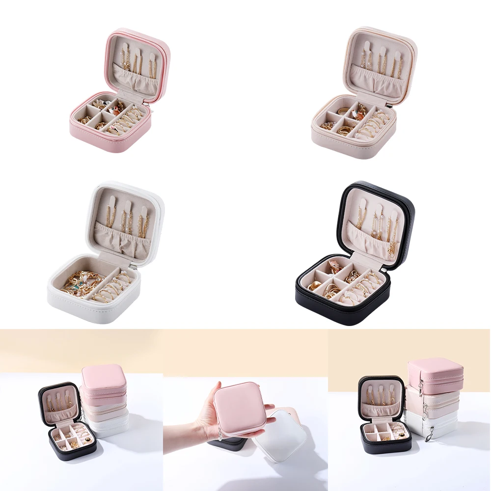 1Pcs Travel Jewelry Organizer Display Portable Zipper Jewelry Holder Box Leather Earring Necklace Bracelet Storage Display Box
1Pcs Travel Jewelry Organizer Display Portable Zipper Jewelry Holder Box Leather Earring Necklace Bracelet Storage Display Box