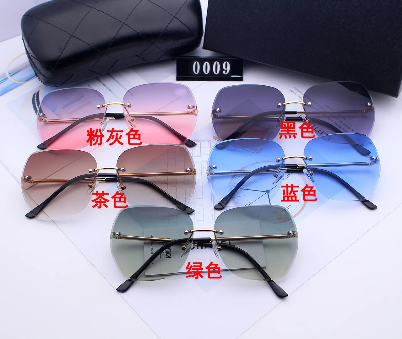 Designer Original Brand Polygon Polarized Gradient Sunglasses Men Women Rimless Trimming Vintage Shades Glasses Outdoor Eyewear
Designer Original Brand Polygon Polarized Gradient Sunglasses Men Women Rimless Trimming Vintage Shades Glasses Outdoor Eyewear