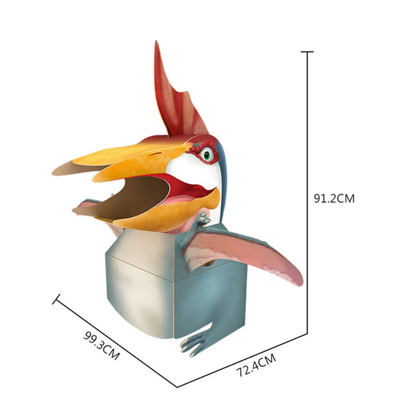 Children's DIY Cardboard Dinosaur Model Wearable Handmade Plate-making Assembly Material Model Toy Kindergarten Performance
Children's DIY Cardboard Dinosaur Model Wearable Handmade Plate-making Assembly Material Model Toy Kindergarten Performance