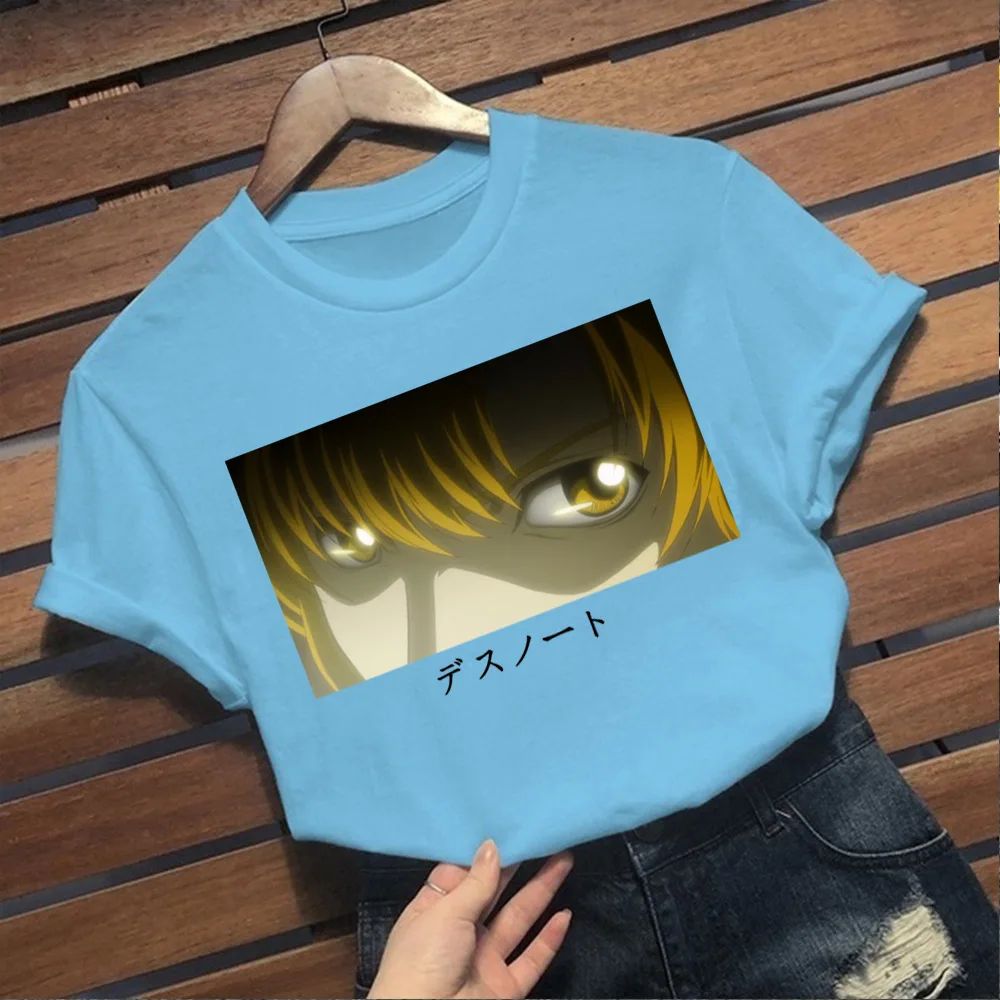 Death Note Eyes Fashion Japanese Anime T Shirt Men Funny Casual Cool Streetwear Tshirt Couple Hip Hop Top Tee Male
Death Note Eyes Fashion Japanese Anime T Shirt Men Funny Casual Cool Streetwear Tshirt Couple Hip Hop Top Tee Male