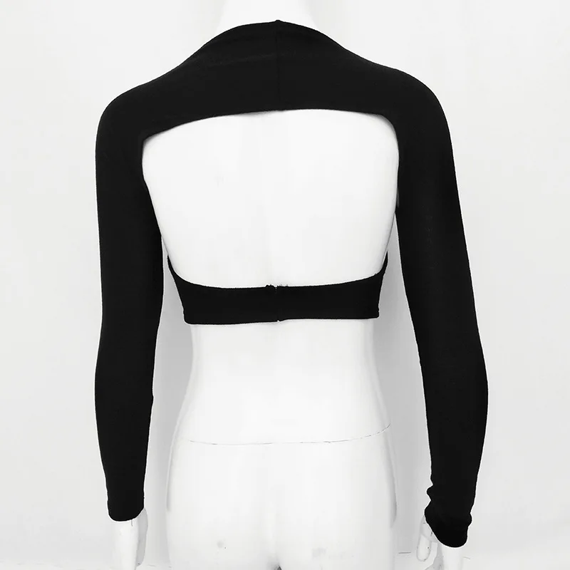 New Sexy Top Y2K Harajuku Backless Solid V-Neck T-Shirt Long Sleeve Party High Street Crop Tops Summer Casual Black Fashion
New Sexy Top Y2K Harajuku Backless Solid V-Neck T-Shirt Long Sleeve Party High Street Crop Tops Summer Casual Black Fashion