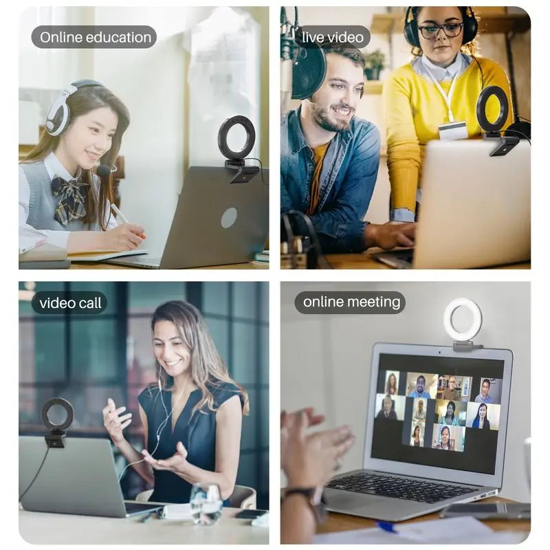 VIJIM CL07 4'' Video Selfie Ring Light With Clamp Mount For PC Video Conference Desk Makeup Live Steam Zoom Webcam Light
VIJIM CL07 4'' Video Selfie Ring Light With Clamp Mount For PC Video Conference Desk Makeup Live Steam Zoom Webcam Light