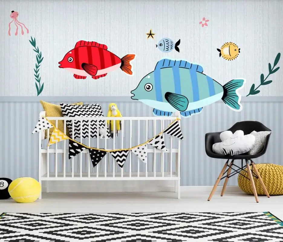 AINYOOUSEM HD small fish water grass beautiful children's room wall papier peint papel de parede wallpaper 3d wallpaper stickers
AINYOOUSEM HD small fish water grass beautiful children's room wall papier peint papel de parede wallpaper 3d wallpaper stickers