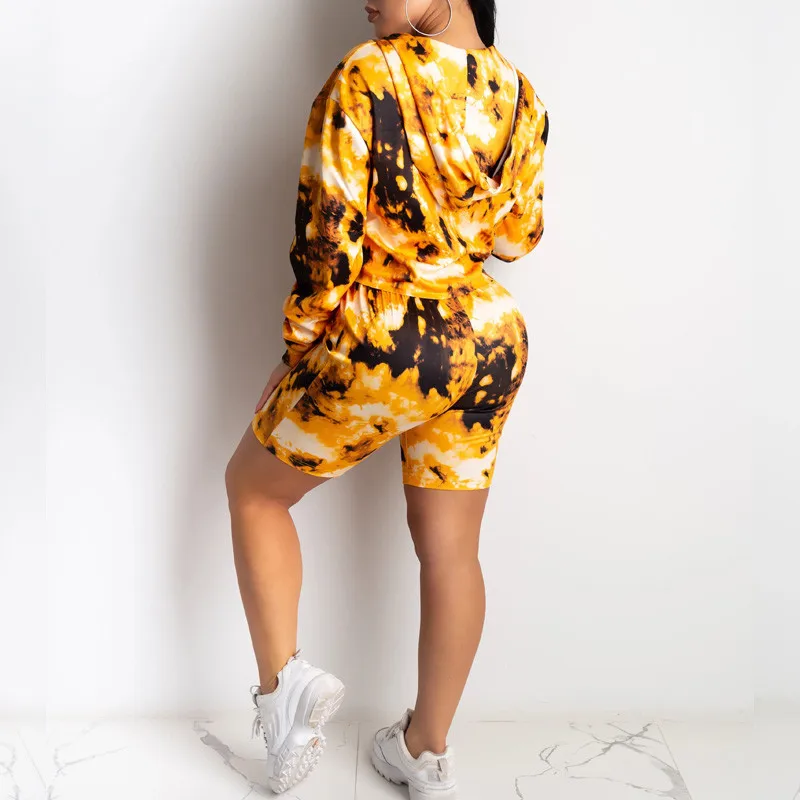 Women Sexy Casual Summer Long Sleeve Print Zipper Crop Tops + Bodycon Shorts Biker Sets Fashion Tracksuit Two Piece Set outfits
Women Sexy Casual Summer Long Sleeve Print Zipper Crop Tops + Bodycon Shorts Biker Sets Fashion Tracksuit Two Piece Set outfits