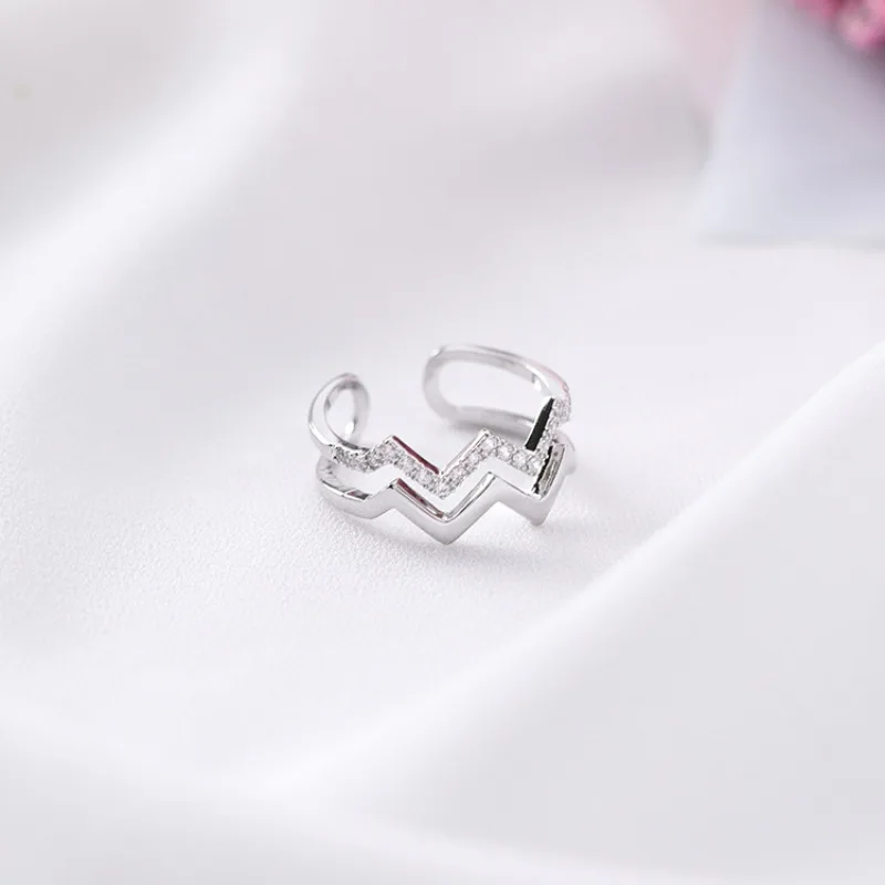 Luxury Zirconia Double Layer Adjustable Opening Joint Index Finger Rings for Women Wedding Engagement Party Wave Shape Jewelry
Luxury Zirconia Double Layer Adjustable Opening Joint Index Finger Rings for Women Wedding Engagement Party Wave Shape Jewelry