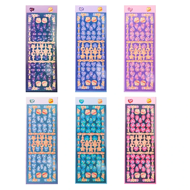 Многофункциональные цветные наклейки с блестками могут быть украшениями для дома, школы, офиса
Многофункциональные цветные наклейки с блестками могут быть украшениями для дома, школы, офиса