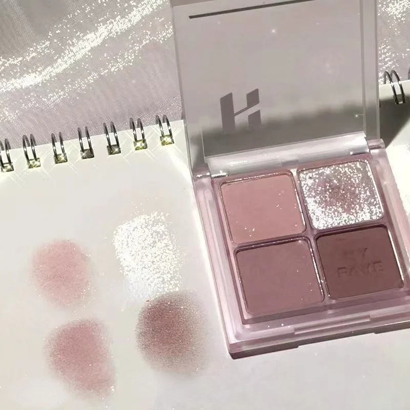 Four Colors Eye Shadow Palette Fine Powder Easy To Color Pearlescent Matte Foggy Texture Long-Lasting Portable Make Up Palette
Four Colors Eye Shadow Palette Fine Powder Easy To Color Pearlescent Matte Foggy Texture Long-Lasting Portable Make Up Palette