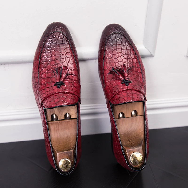 FIXSYS Man Casual Business Shoes Leather Tassel Loafers Fashion Party Shoes Handmade Wedding Office Shoes Retro Mens Oxfords
FIXSYS Man Casual Business Shoes Leather Tassel Loafers Fashion Party Shoes Handmade Wedding Office Shoes Retro Mens Oxfords